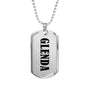 Glenda v01 - Luxury Dog Tag Necklace