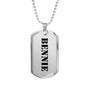Bennie - Luxury Dog Tag Necklace
