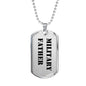 Military Father - Luxury Dog Tag Necklace