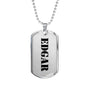 Edgar - Luxury Dog Tag Necklace