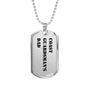 Coast Guardsman's Dad - Luxury Dog Tag Necklace