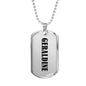 Geraldine v01 - Luxury Dog Tag Necklace