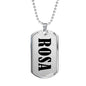 Rosa v01 - Luxury Dog Tag Necklace