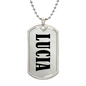 Lucia v01 - Luxury Dog Tag Necklace