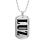 Luz v01 - Luxury Dog Tag Necklace