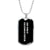 Air Force Granddaughter v3 - Luxury Dog Tag Necklace