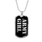 Army Girl v2 - Luxury Dog Tag Necklace