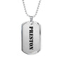 Preston - Luxury Dog Tag Necklace