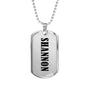 Shannon v01 - Luxury Dog Tag Necklace