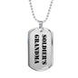 Soldier's Grandma - Luxury Dog Tag Necklace