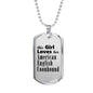 American English Coonhound - Luxury Dog Tag Necklace
