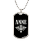 Anne v02a - Luxury Dog Tag Necklace