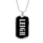 Leigh v02 - Luxury Dog Tag Necklace