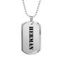 Herman - Luxury Dog Tag Necklace