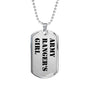 Army Ranger's Girl - Luxury Dog Tag Necklace