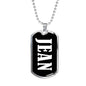 Jean v02 - Luxury Dog Tag Necklace