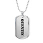 Quentin - Luxury Dog Tag Necklace