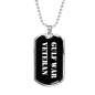 Gulf War Veteran v3 - Luxury Dog Tag Necklace