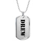 Drew - Luxury Dog Tag Necklace