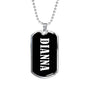 Dianna v02 - Luxury Dog Tag Necklace