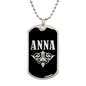 Anna v02a - Luxury Dog Tag Necklace