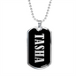 Tasha v02 - Luxury Dog Tag Necklace