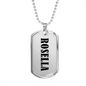 Rosella v01 - Luxury Dog Tag Necklace