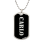 Carlo v2 - Luxury Dog Tag Necklace