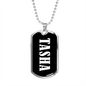 Tasha v03 - Luxury Dog Tag Necklace