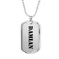 Damian - Luxury Dog Tag Necklace