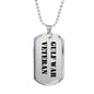 Gulf War Veteran - Luxury Dog Tag Necklace