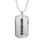 Desmond - Luxury Dog Tag Necklace