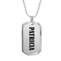 Patricia v01 - Luxury Dog Tag Necklace