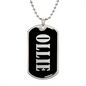 Ollie v02 - Luxury Dog Tag Necklace