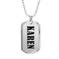 Karen v01 - Luxury Dog Tag Necklace