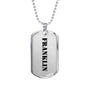 Franklin - Luxury Dog Tag Necklace