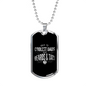 Only The Coolest Dads Have Beards & Tats - Luxury Dog Tag Necklace