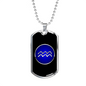 Zodiac Sign Aquarius v2 - Luxury Dog Tag Necklace