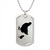 Mama Chicken With 1 Chick - Luxury Dog Tag Necklace