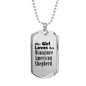 Miniature American Shepherd - Luxury Dog Tag Necklace
