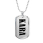 Kara v01 - Luxury Dog Tag Necklace