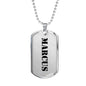 Marcus - Luxury Dog Tag Necklace