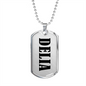 Delia v01 - Luxury Dog Tag Necklace