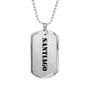 Santiago - Luxury Dog Tag Necklace