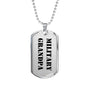 Military Grandpa - Luxury Dog Tag Necklace