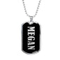 Megan v01s - Luxury Dog Tag Necklace
