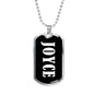 Joyce v02 - Luxury Dog Tag Necklace