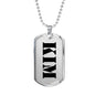 Kim - Luxury Dog Tag Necklace