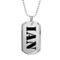 Ian - Luxury Dog Tag Necklace