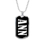 Ann v02 - Luxury Dog Tag Necklace
